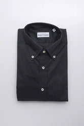 Robert Friedman Black Cotton Men Shirt -   -  Robert Friedman.